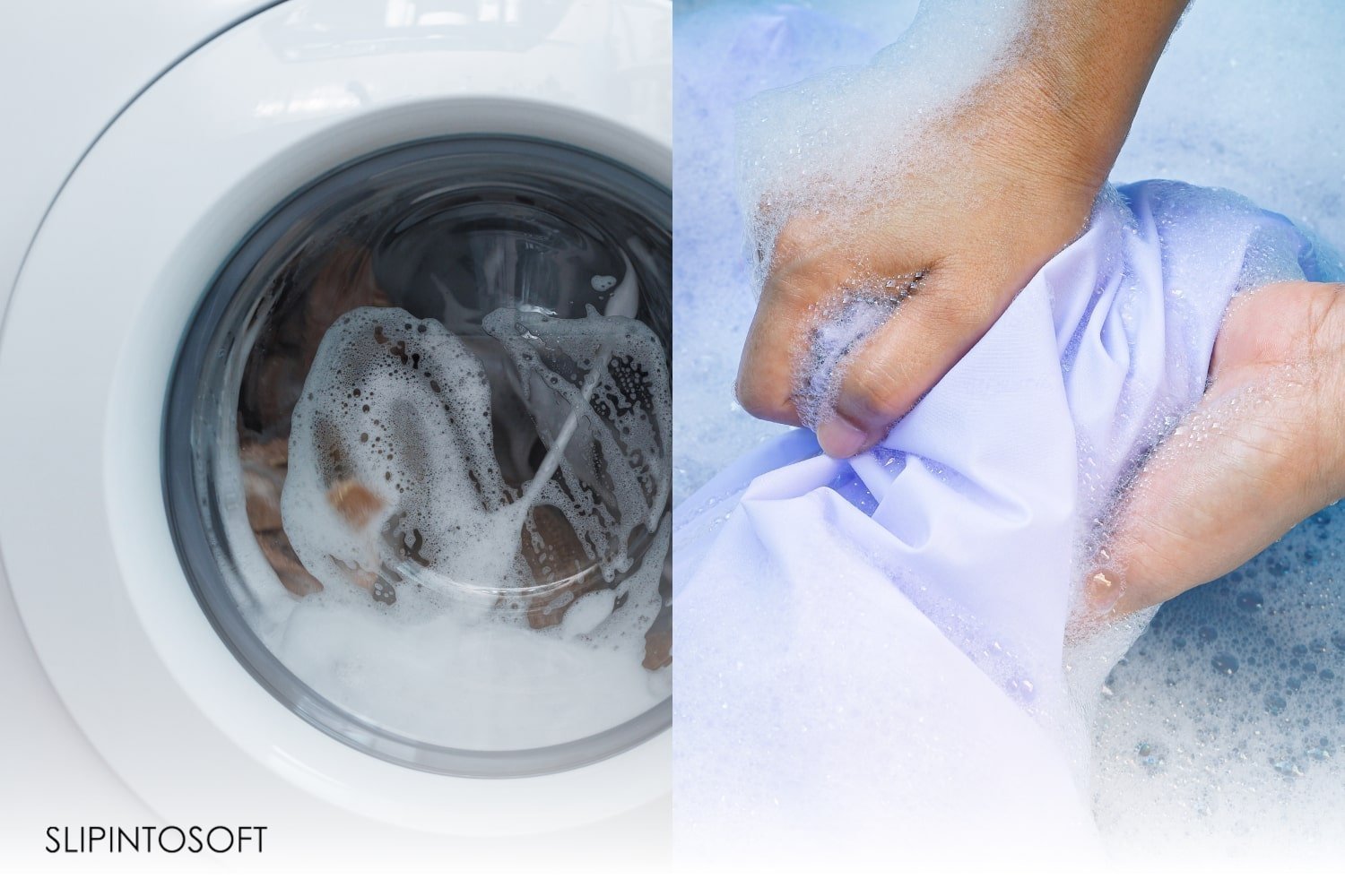 Delikatne pranie ręczne w letniej wodzie z dodatkiem specjalnego płynu do jedwabiu